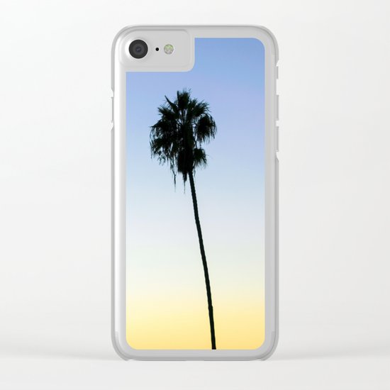 San Diego Palms Clear iPhone Case