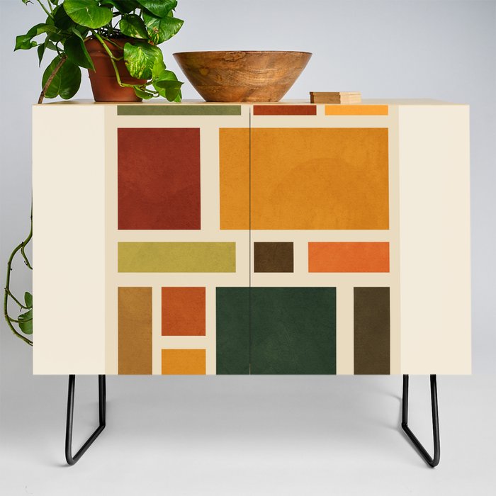 Colorful Shape Geometry 05 Credenza