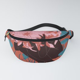 Tu ne m'aimes plus ou quoi? Fanny Pack | Drawing, Flower, Chrysantemum, Emotion, Feeling, Floral, Pink, Red, Digital, Curated 