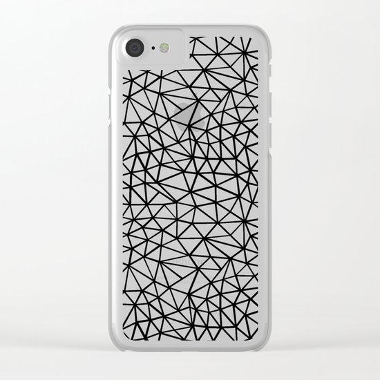 Shattered R Clear iPhone Case