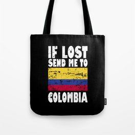 Colombia Flag Saying Tote Bag