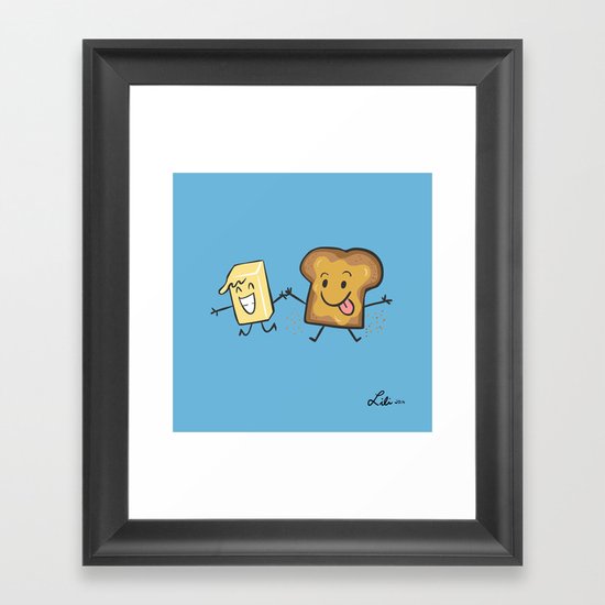 Kaya Toast Framed Art Print