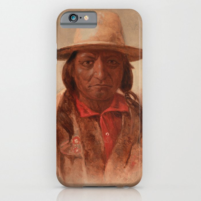 Sitting Bull Painting, Julian Scott iPhone Case