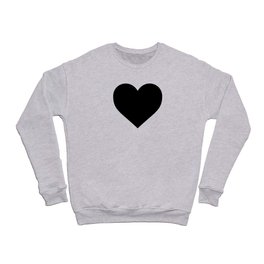 Black Heart Crewneck Sweatshirt
