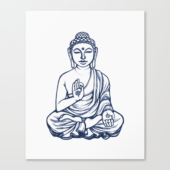 Varada Buddha (namaste) Canvas Print