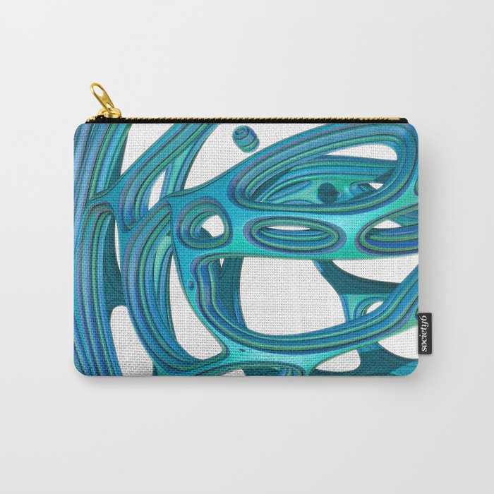 Abstract 3D Carry-All Pouch