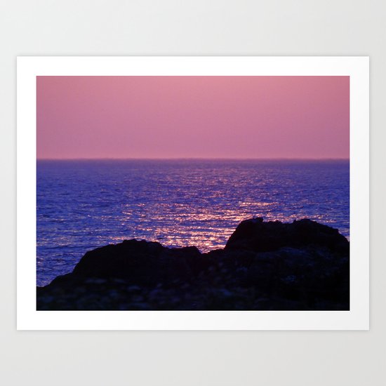 Pink at Dawn Art Print