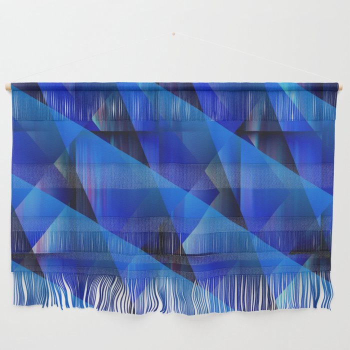 Blue Waves Wall Hanging By Stancudigitalart Society6