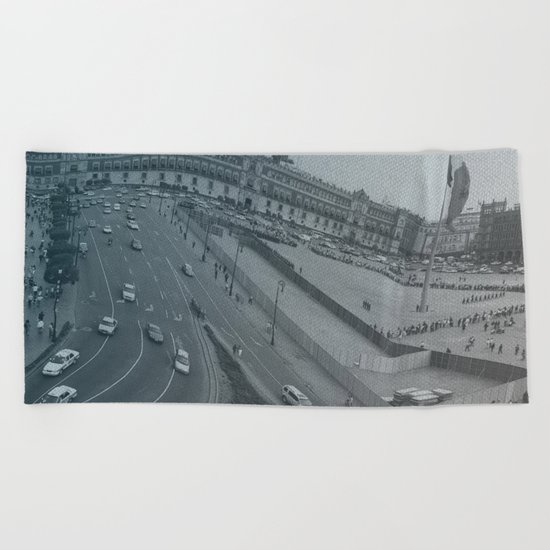 Plaza Zocalo, Mexico-city Beach Towel