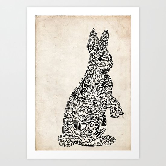 Rabbit2 Art Print