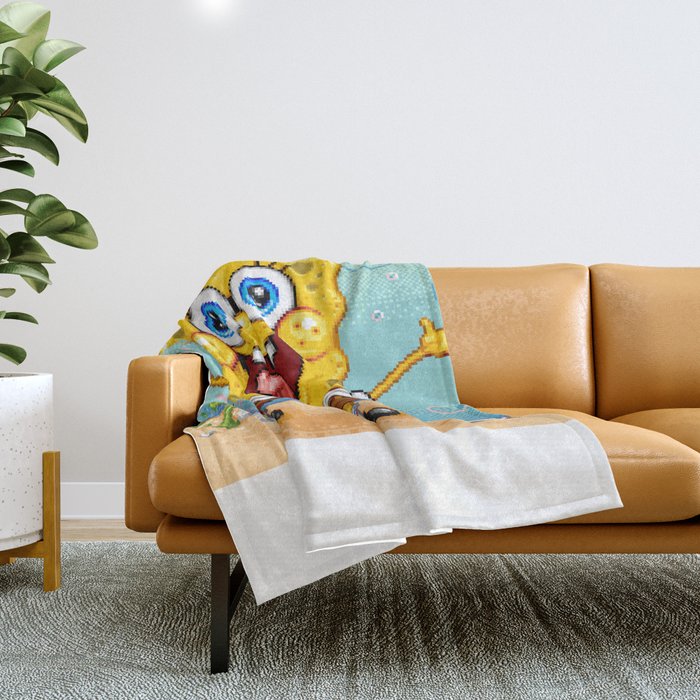 Spongebob squarepants hotsell fleece blanket throw