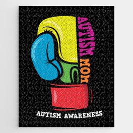 Strong Autism Mom Autism Awareness Jigsaw Puzzle