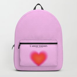 Love Always: Gradient Red Heart Backpack