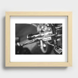 Black and Chrome III Recessed Framed Print