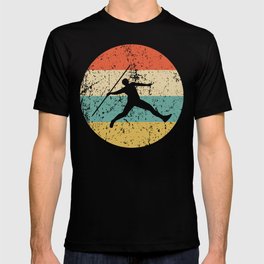 Javelin Throw Vintage Retro Track And Field T-shirt