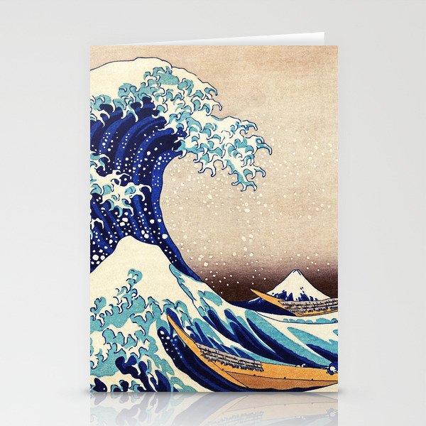 Katsushika Hokusai The Great Wave Off Kanagawa Stationery Cards