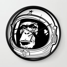Ape Astronaut Wall Clock