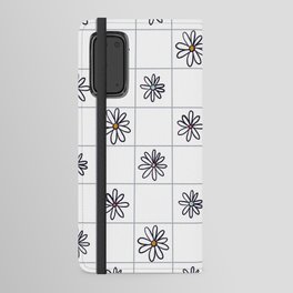 Garden Grid - White & Gray Android Wallet Case