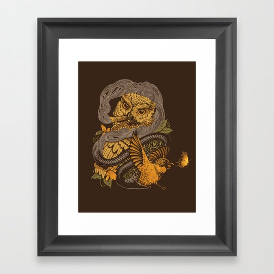 BIGMEAL Framed Art Print