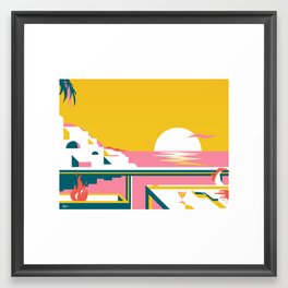 Icaria Framed Art Print