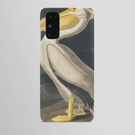 American White Pelican from Birds of America (1827) by John James Audubon Android Case