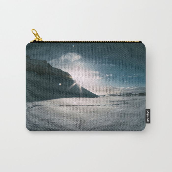 Sunshine behind the Mountain Carry-All Pouch