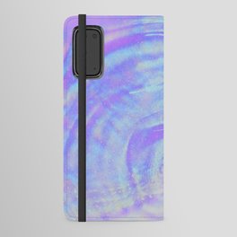 Neon Purple Ripple Android Wallet Case