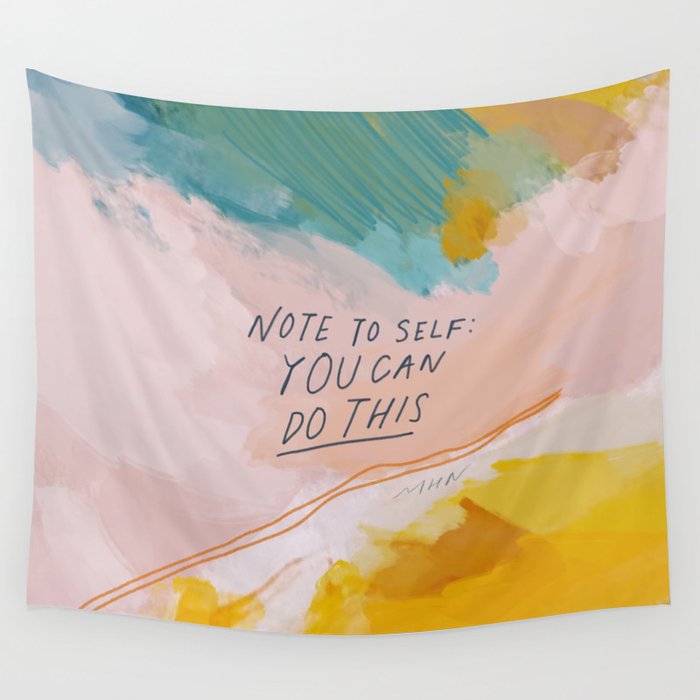 Note To Self: You Can Do This Wall Tapestry