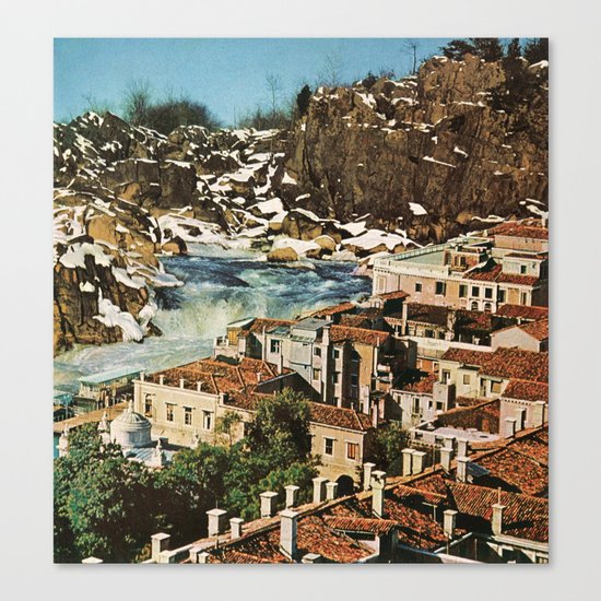 waterfront property Canvas Print