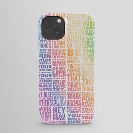 All The Positivity No. 3 iPhone Case