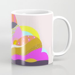 Bright pop art storm cloud graphic Coffee Mug
