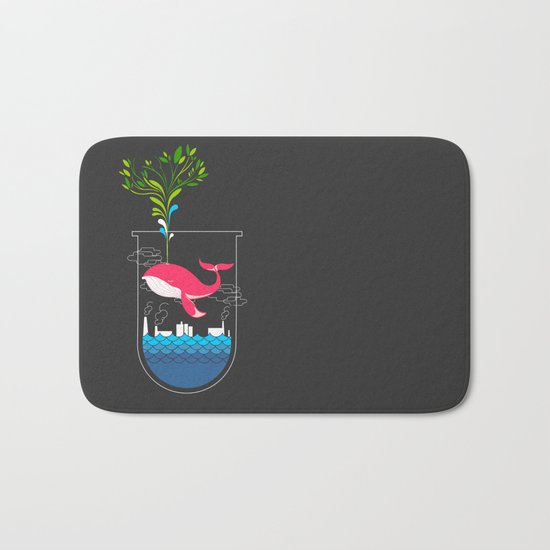 Nature Whale Bath Mat