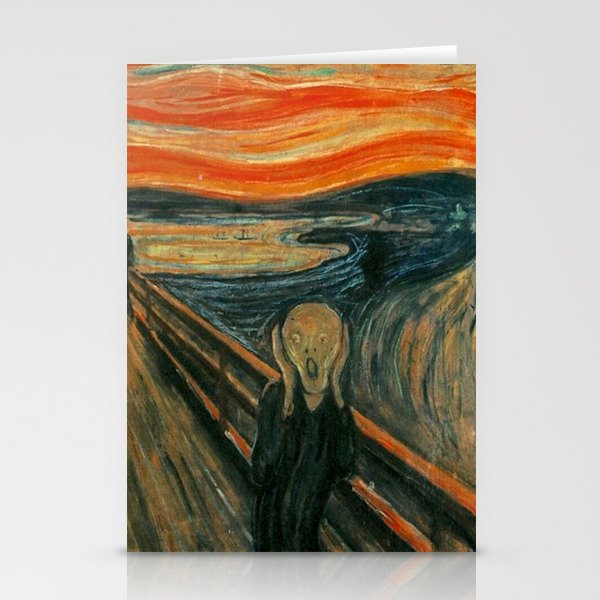 Edvard Munch The Scream (1893) Stationery Cards