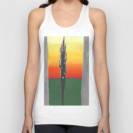 The Tower at Sunset Unisex Tank Top