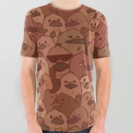 platypus world All Over Graphic Tee