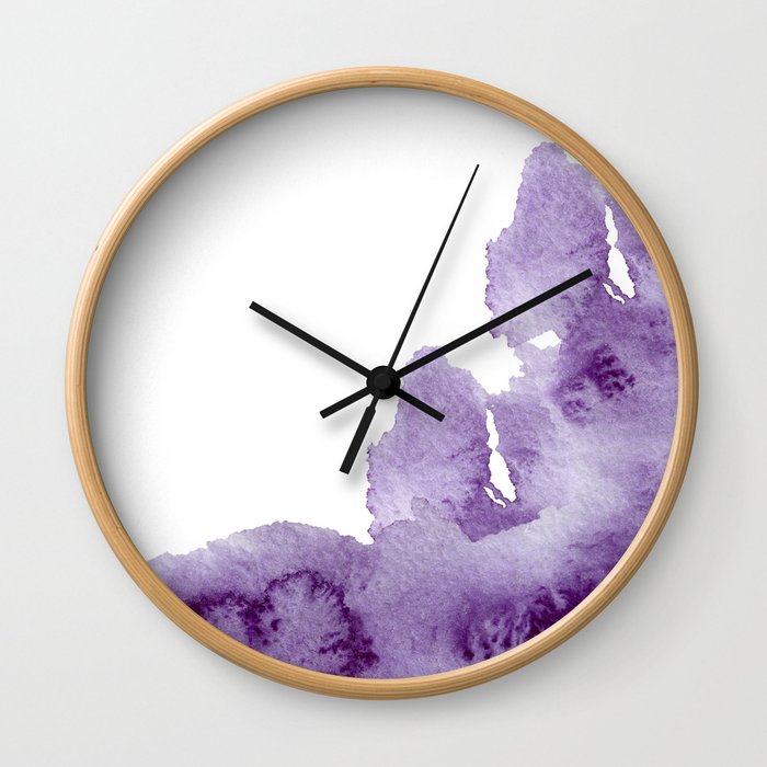 Summer in the provence - lavender fields Wall Clock