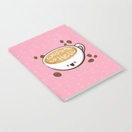 Sweet & Sinister: Pink Coffee Cup Notebook