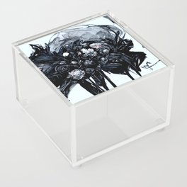 Black Roses - Abstract Art Take Two Acrylic Box