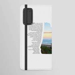 Oregon Map Android Wallet Case