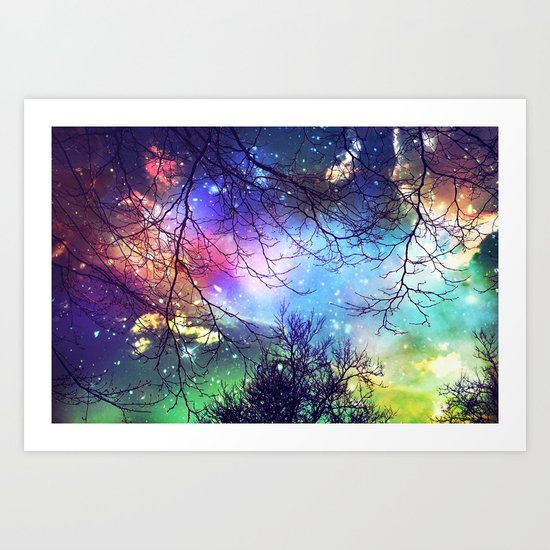 look to the stars Art Print