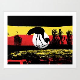 Uganda Art Print