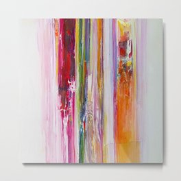 abstract colorful painting  Metal Print | Oil, Vertical, Abstract, Watercolor, Decoration, Painting, Abstractpainting, Colorful, Curated, Artwork 
