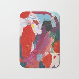 Color Study No. 1 Bath Mat | Pattern, Abstract, Painting 