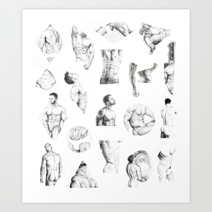 Nood Dood Pattern Art Print By Caleleroy Society6
