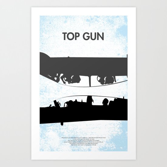 Top Gun Communicating Art Print