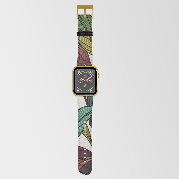 Exotic Colorful Leaves No. 1 Apple Watch Band