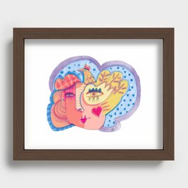 mind fly free Recessed Framed Print