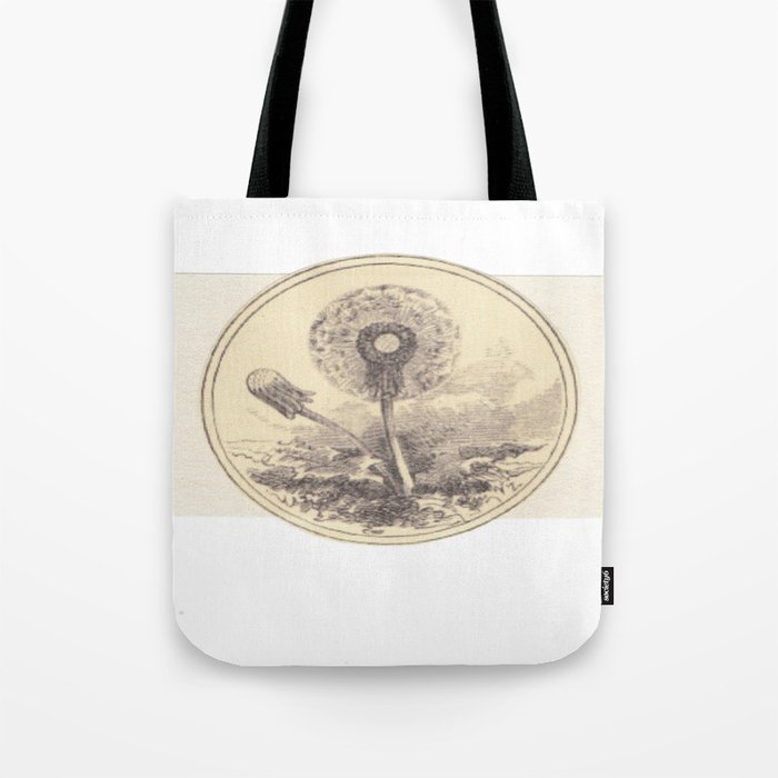 Dandelion Botanical Tote Bag