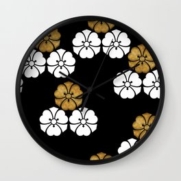 Modern & minimal Japanese pattern Wall Clock