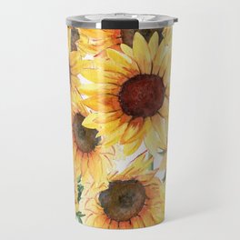 Sunflowers Bloom  Travel Mug